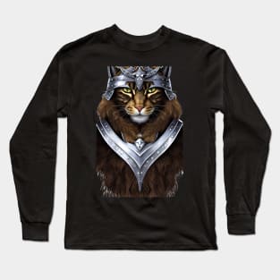 Viking Cat Long Sleeve T-Shirt
